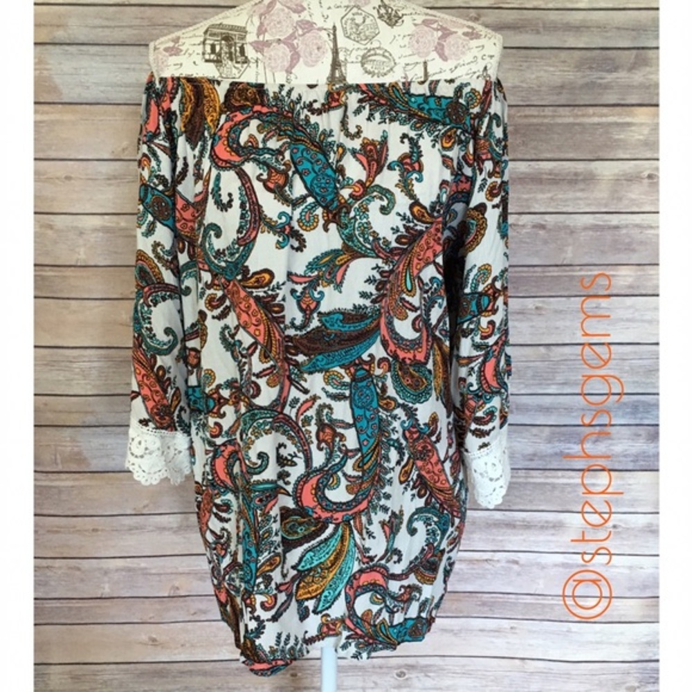 Boho Blouse w/ Lace
